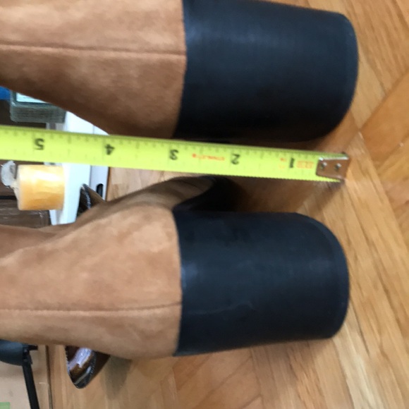 ZARA TRAFALUC SUEDE-LIKE FEEL LEATHER ANKLE BOOTS - Picture 7 of 12